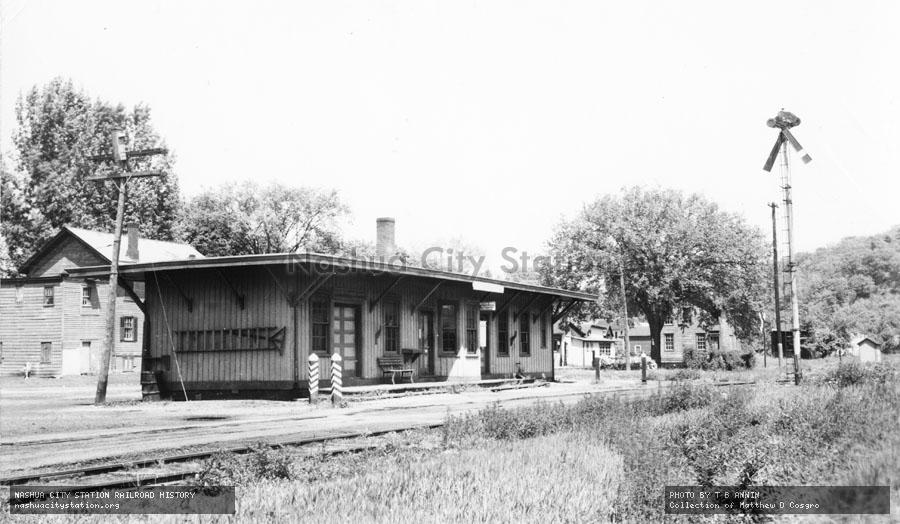 Postcard: Railroad Station, Pine Plains, New York